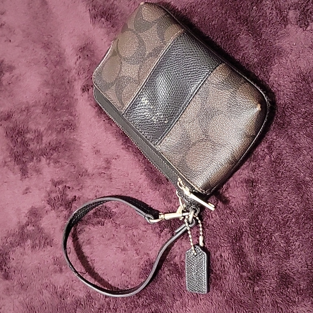 Slightly worn coach wallet